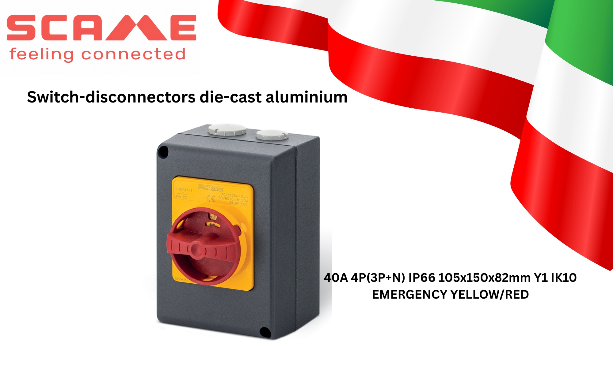 SWITCH-DISCONNECTORS DIE-CAST ALUMINIUM