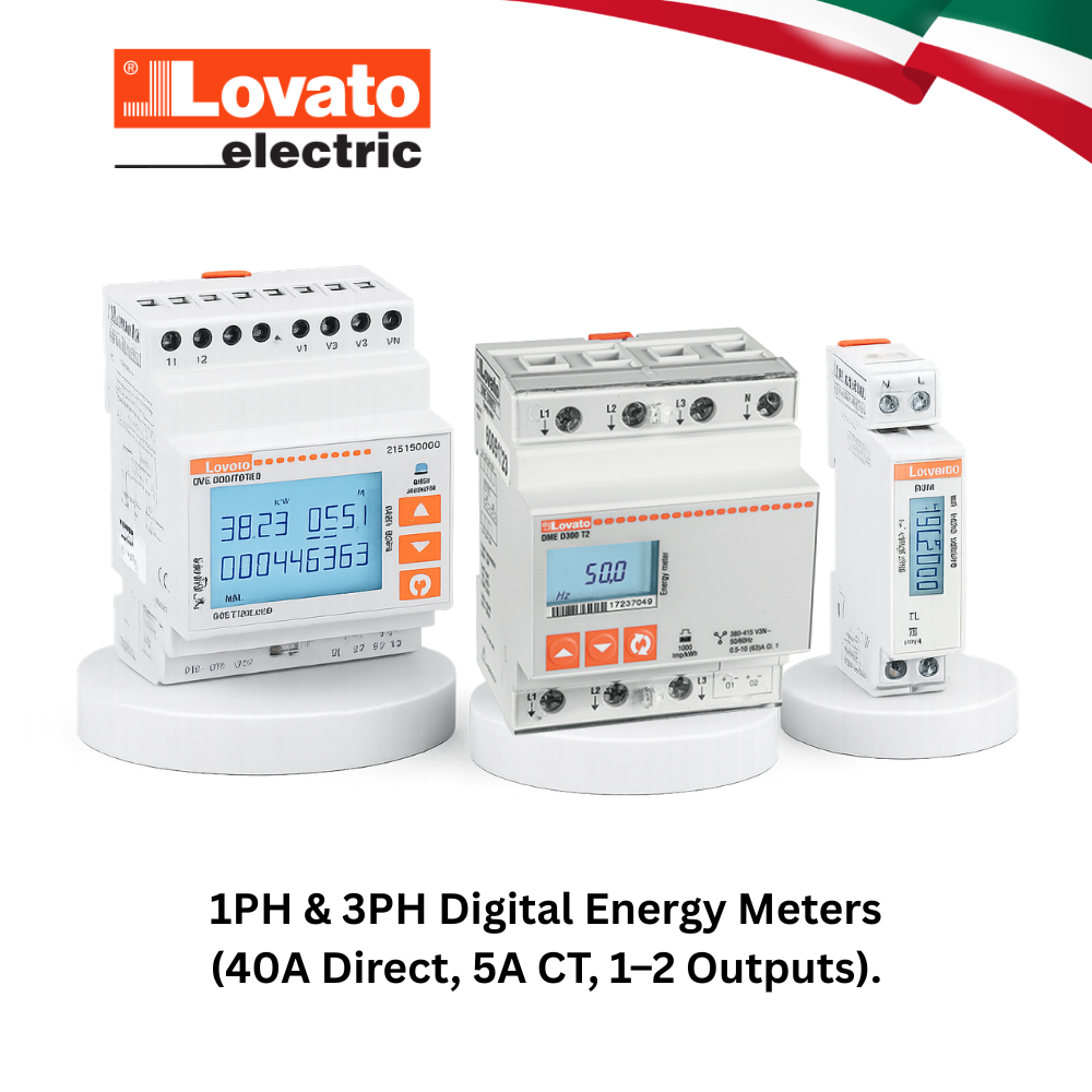 1-Phase & 3-Phase Digital Energy Meters