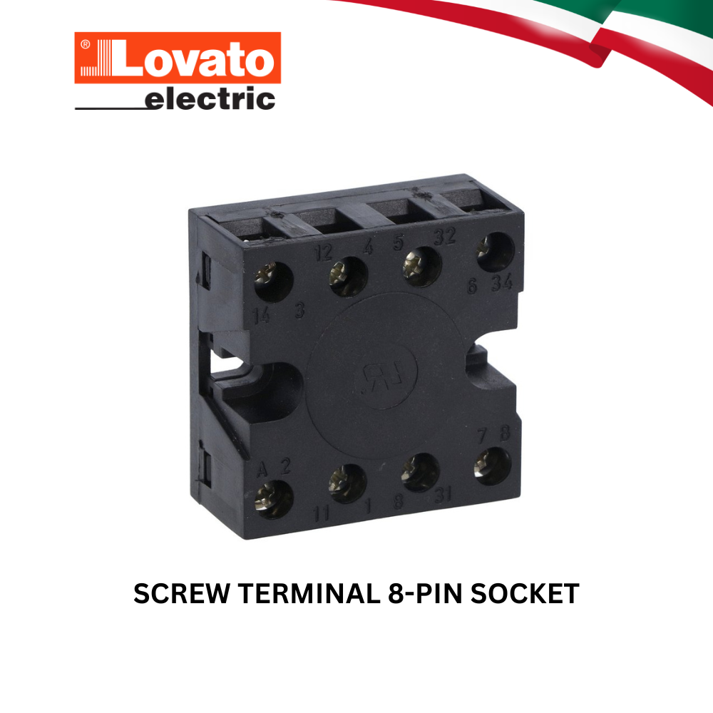 Screw Terminal 8-Pin Socket