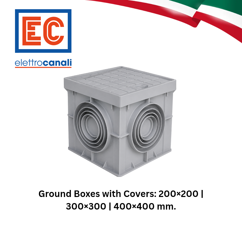 GROUND BOXES WITH COVERS