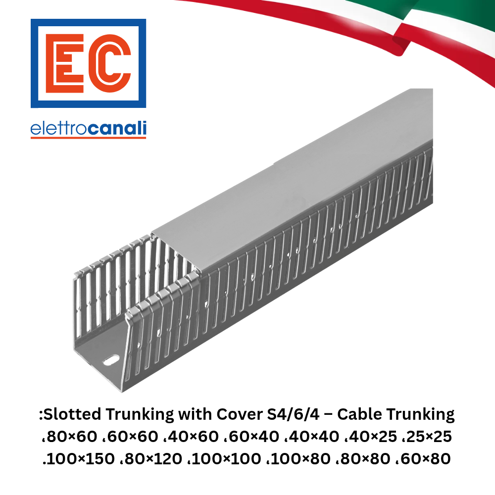 SLOTTED TRUNKING WITH COVER