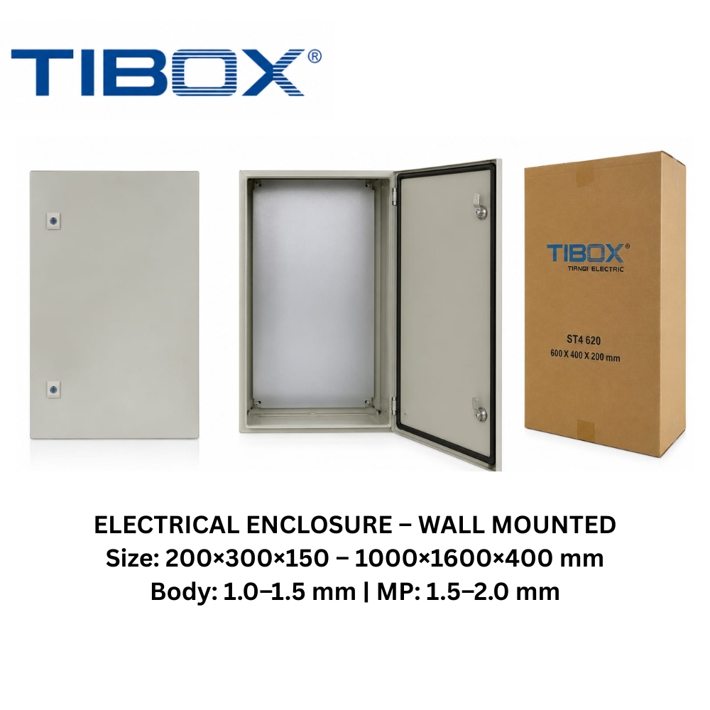 ELECTRICAL ENCLOSURE ظô WALL MOUNTED