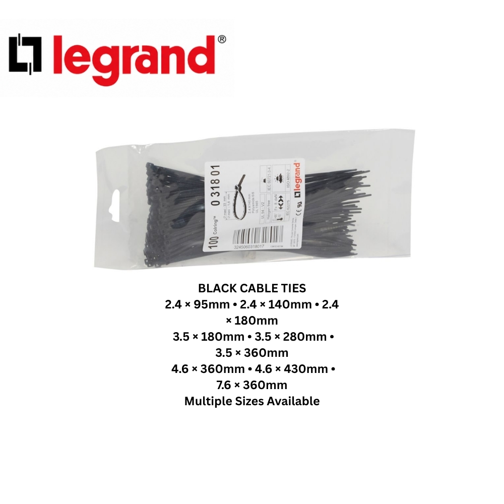 BLACK CABLE TIES