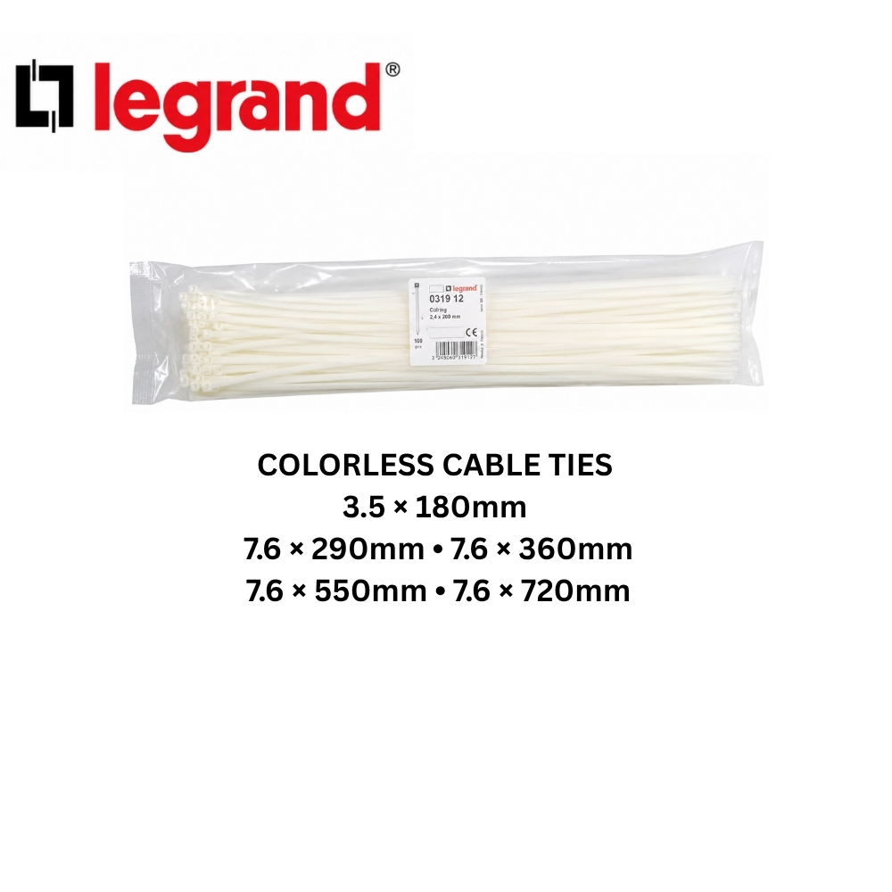 WHITE CABLE TIES