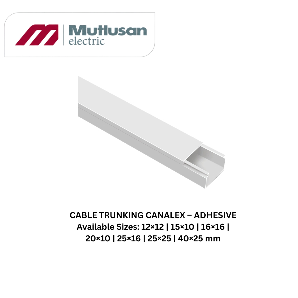 Mutlusan Canalex Adhesive Cable Trunking