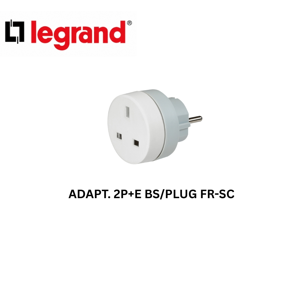 Legrand Adapter 2P+E BS Plug to FR-SC