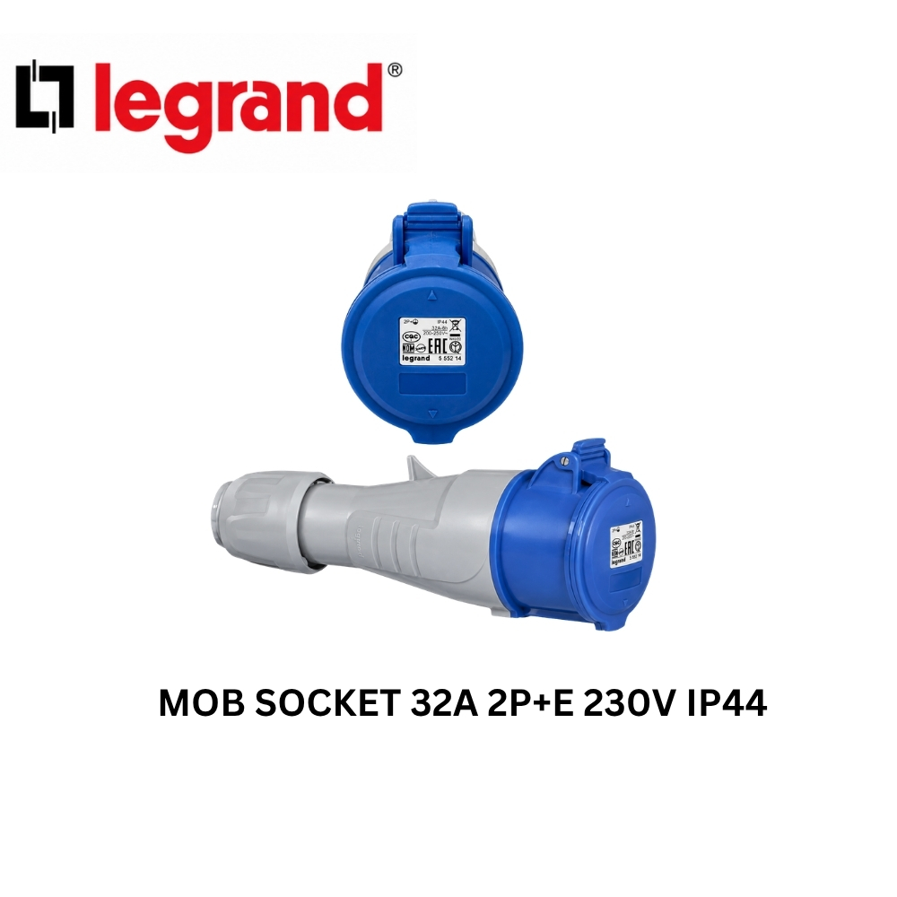 Legrand Mobile Socket 32A 2P+E 230V IP44