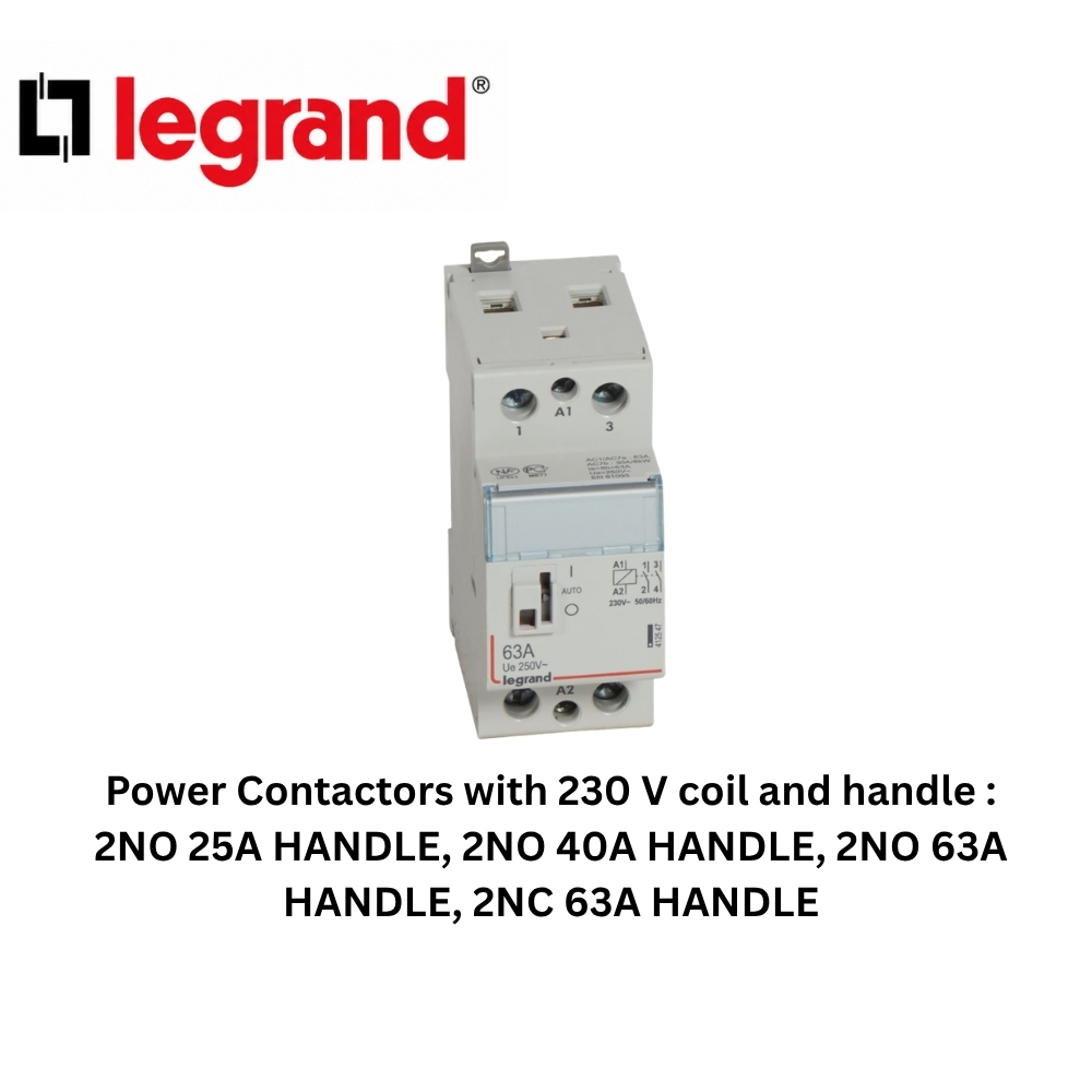 Legrand Power Contactor 2NO 25A 230V Handle