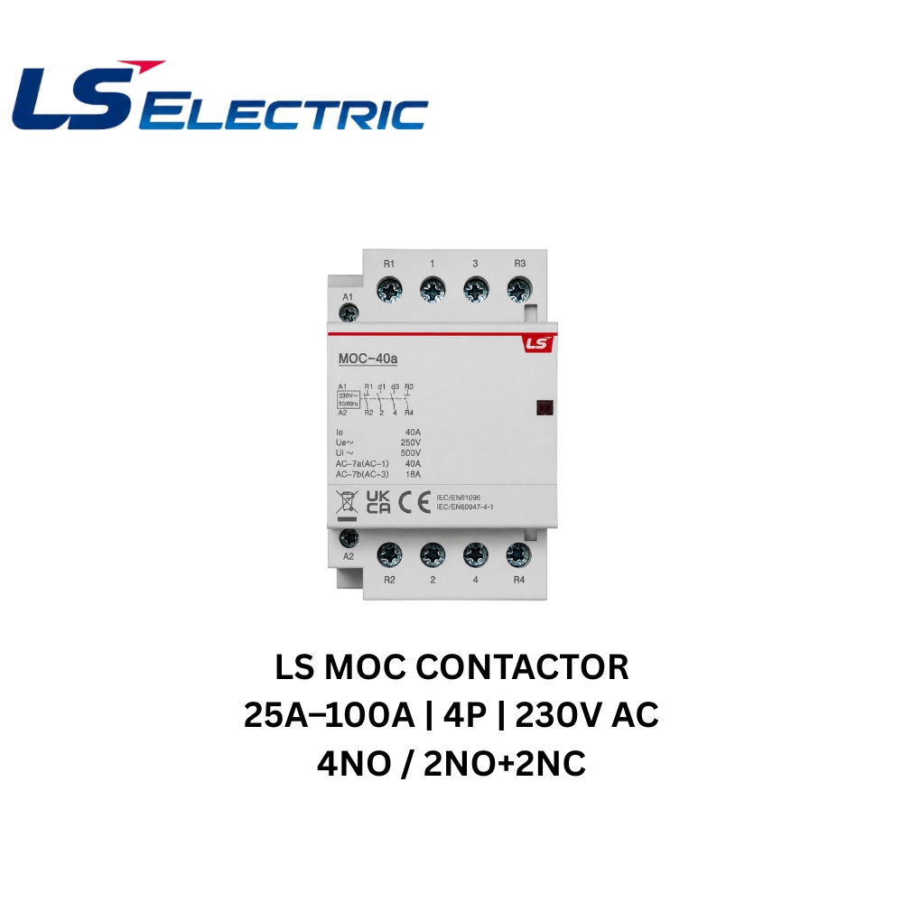 LS Electric MOC Contactor 4P 25Aظô100A