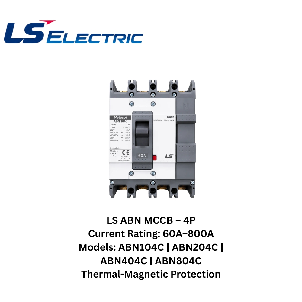 LS Electric ABN Series MCCB 4P 60Aظô800A