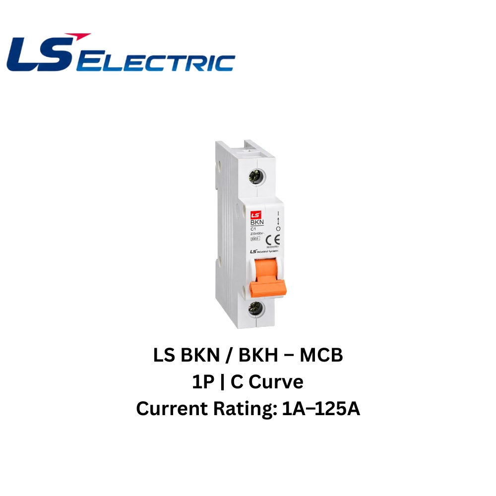 LS Electric BKN/BKH MCB 1P C Curve 1Aظô125A